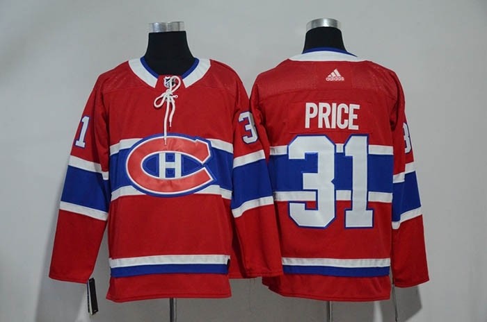 NHL Montreal Canadiens #31 Carey Price Red Adidas Jersey