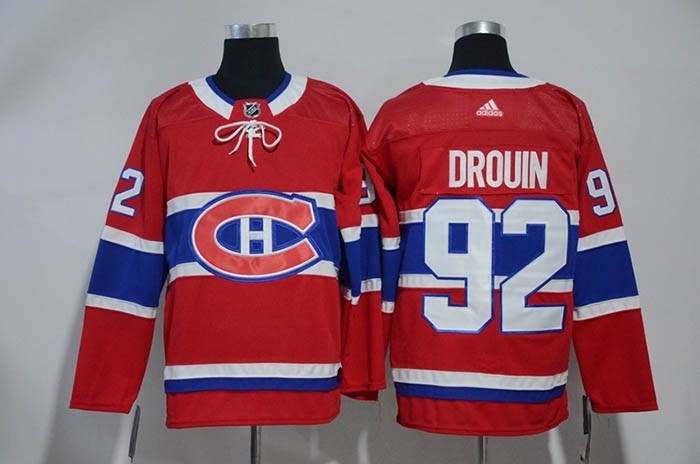 NHL Montreal Canadiens #92 Jonathan Drouin Red Adidas Jersey