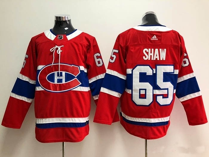 NHL Montreal Canadiens #65 Andrew Shaw Red Adidas Jersey