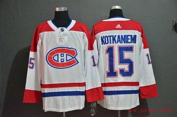 NHL Montreal Canadiens #15 Jesperi Kotkaniemi White Adidas Jersey