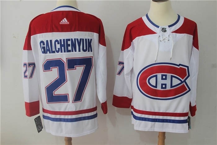 NHL Montreal Canadiens #27 Alex Galchenyuk White Adidas Jersey