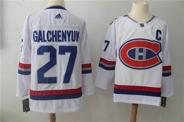 NHL Montreal Candiens #27 Alex Galchenyuk White 100th Classic Premier Jersey