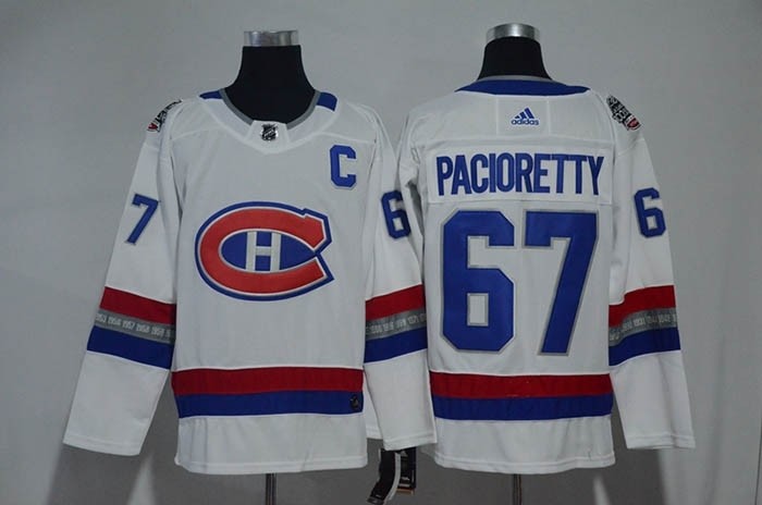 NHL Montreal Candiens #67 Max Pacioretty White 100th Classic Premier Jersey