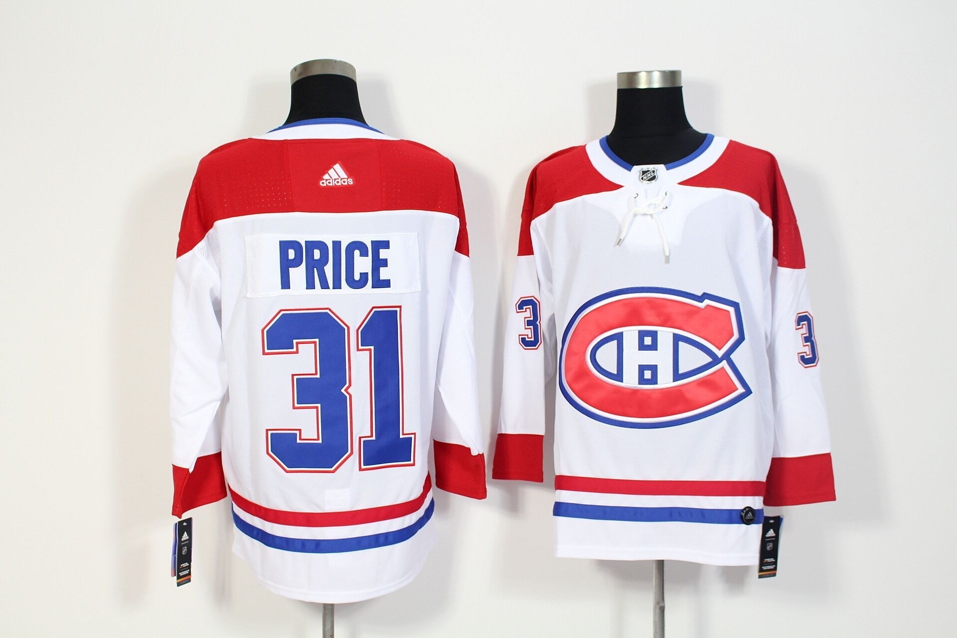 NHL Montreal Canadiens #31 Carey Price White Adidas Jersey