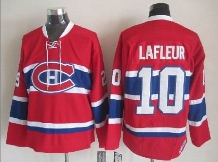 Men's Montreal Canadiens #10 Guy Lafleur 1970-71 Red Throwback CCM Jersey