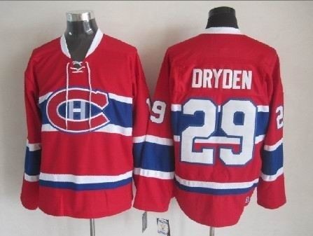 Men's Montreal Canadiens #29  Ken Dryden 1970-71 Red Throwback CCM Jersey