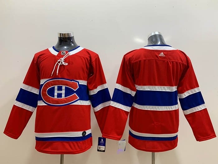 Youth Montreal Canadiens Blank Red Adidas Jersey