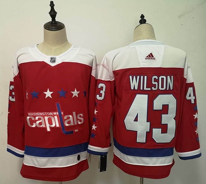 NHL Washington Capitals #43 Tom Wilson Red Third Adidas Jersey