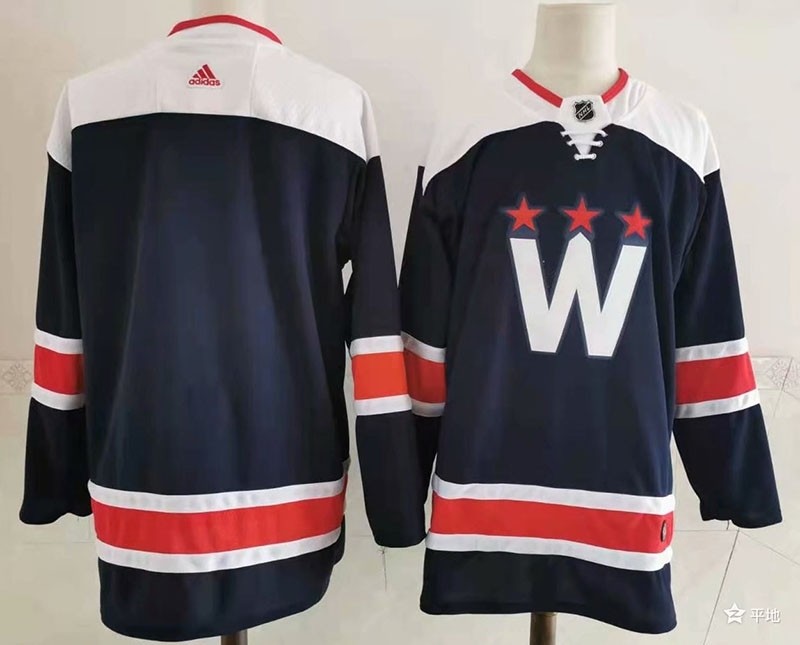 Men's Washington Capitals Blank Navy New Third Adidas Jersey