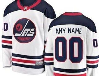 Winnipeg Jets Customized white Adidas 3rd Jersey