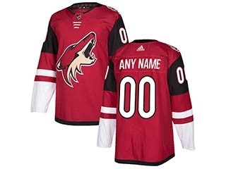 NHL Phoenix Coyotes Adidas red Customized Jersey