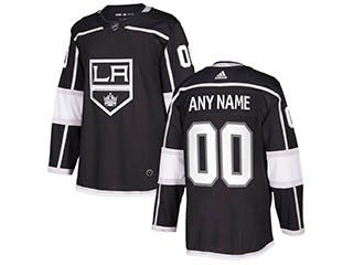 NHL Los Angeles Kings Black Adidas Customized Jersey