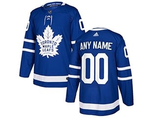 NHL Toronto Maple Leafs Blue Adidas Customized Jersey