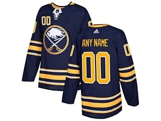 NHL Buffalo Sabres Adidas Blue Customized Jersey