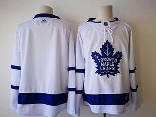 Maple Leafs Blank white Adidas Customized Jersey