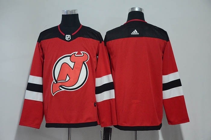 NHL New Jersey Devils Blank Red Adidas Jersey