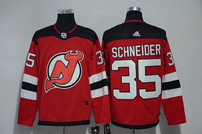 NHL New Jersey Devils #35 Cory Schneider Red Adidas Jersey