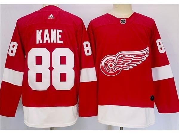 Men's Detroit Red Wings #88 Patrick Kane Red new Adidas Jersey