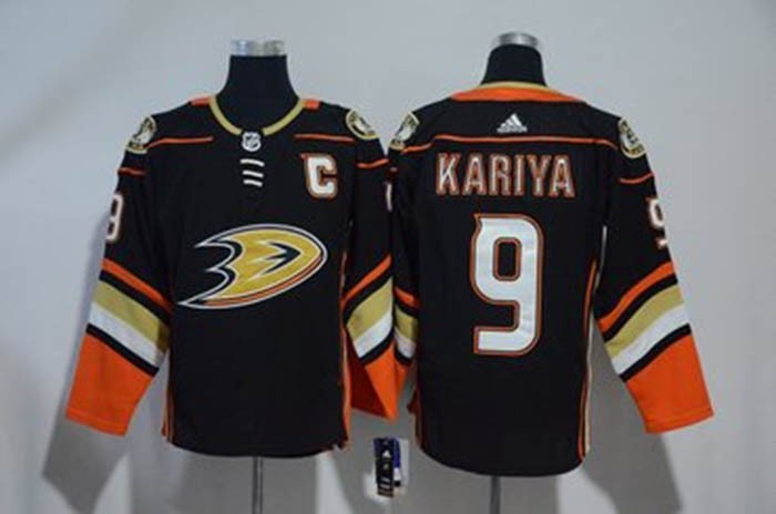 NHL Anaheim Ducks #9 Paul Kariya Black adidas Jersey