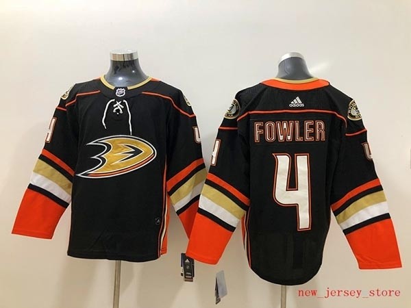 NHL Anaheim Ducks #4 Cam Fowler Black adidas Jersey