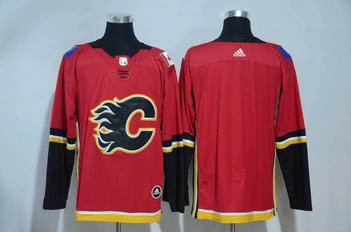 NHL Calgary Flames Red Adidas Jersey