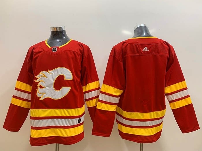 NHL Calgary Flames Blank Red Alternate Adidas Jersey