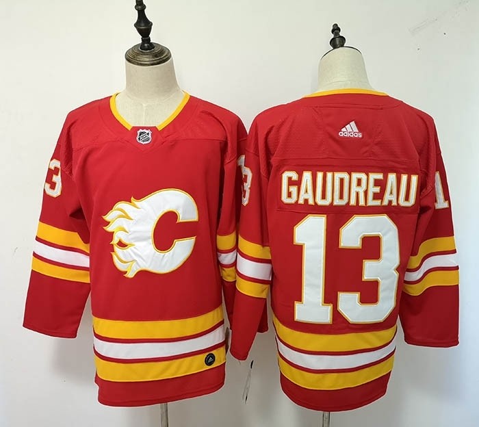 Youth Calgary Flames #13 Johnny Gaudreau Red Alternate Adidas Jersey