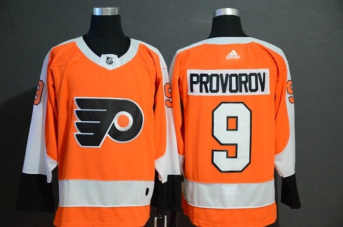 NHL Philadelphia Flyers #9 Ivan Provorov Orang Adidas Jersey