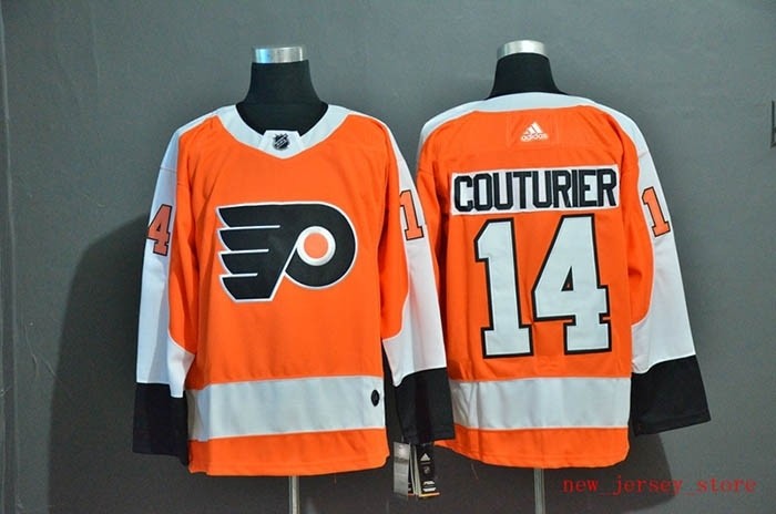 NHL Philadelphia Flyers #14 Sean Couturier Orang Adidas Jersey