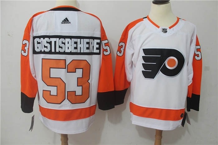 NHL Philadelphia Flyers #53 Shayne Gostisbehere White Adidas Jersey