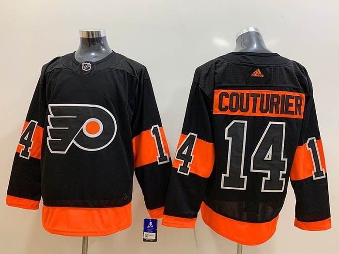 NHL Philadelphia Flyers #14 Sean Couturier Black Adidas Jersey