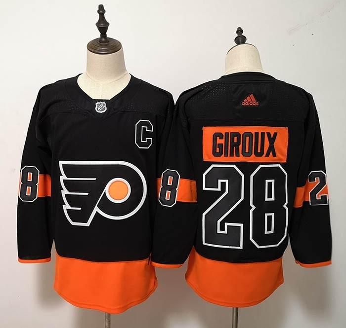 NHL Philadelphia Flyers #28 Claude Giroux Black Adidas Jersey