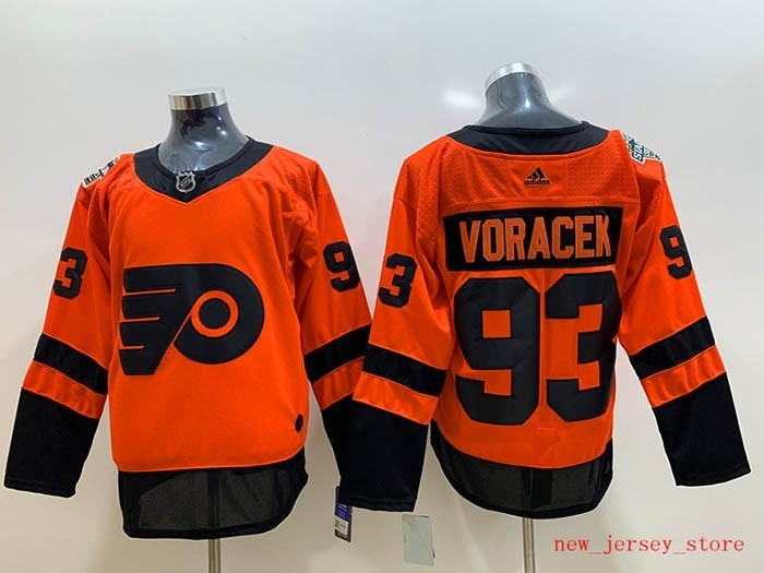 NHL Philadelphia Flyers #93 Jakub Voracek Orange 2019 Stadium Series Adidas jersey