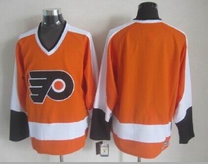 Men's Philadelphia Flyers Orange Throwback CCM Jersey