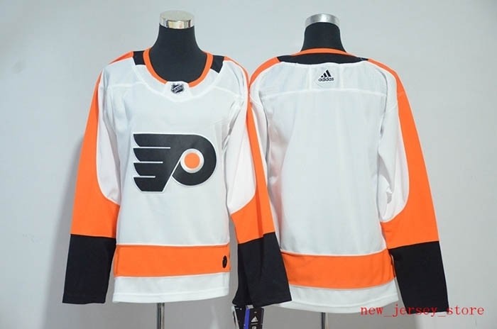 Women Philadelphia Flyers Blank White Adidas Jersey