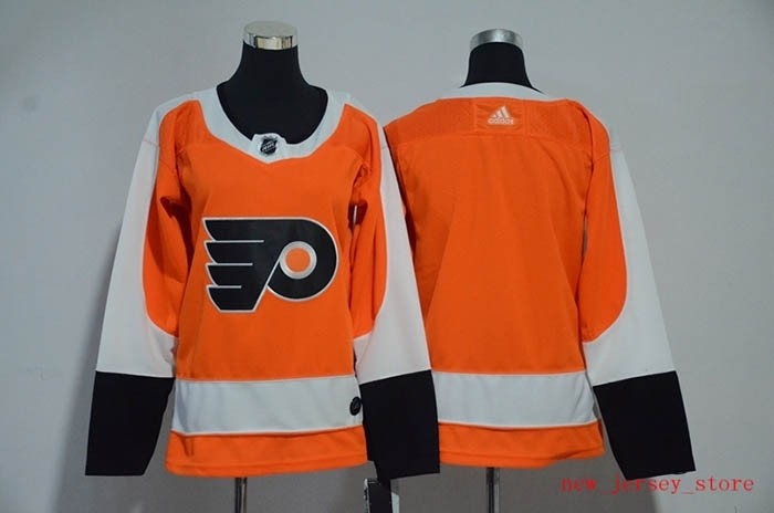 Women Philadelphia Flyers Blank Orang Adidas Jersey