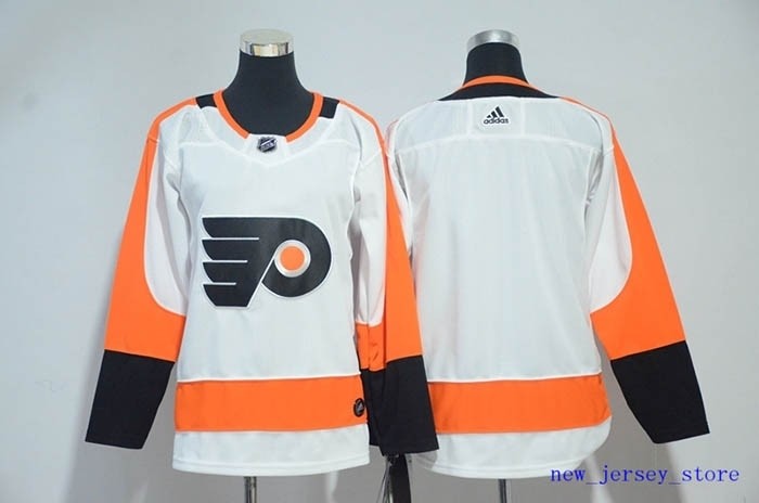 Youth Philadelphia Flyers Blank White Adidas Jersey