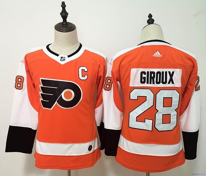 Youth Philadelphia Flyers #28 Claude Giroux Orang Adidas Jersey