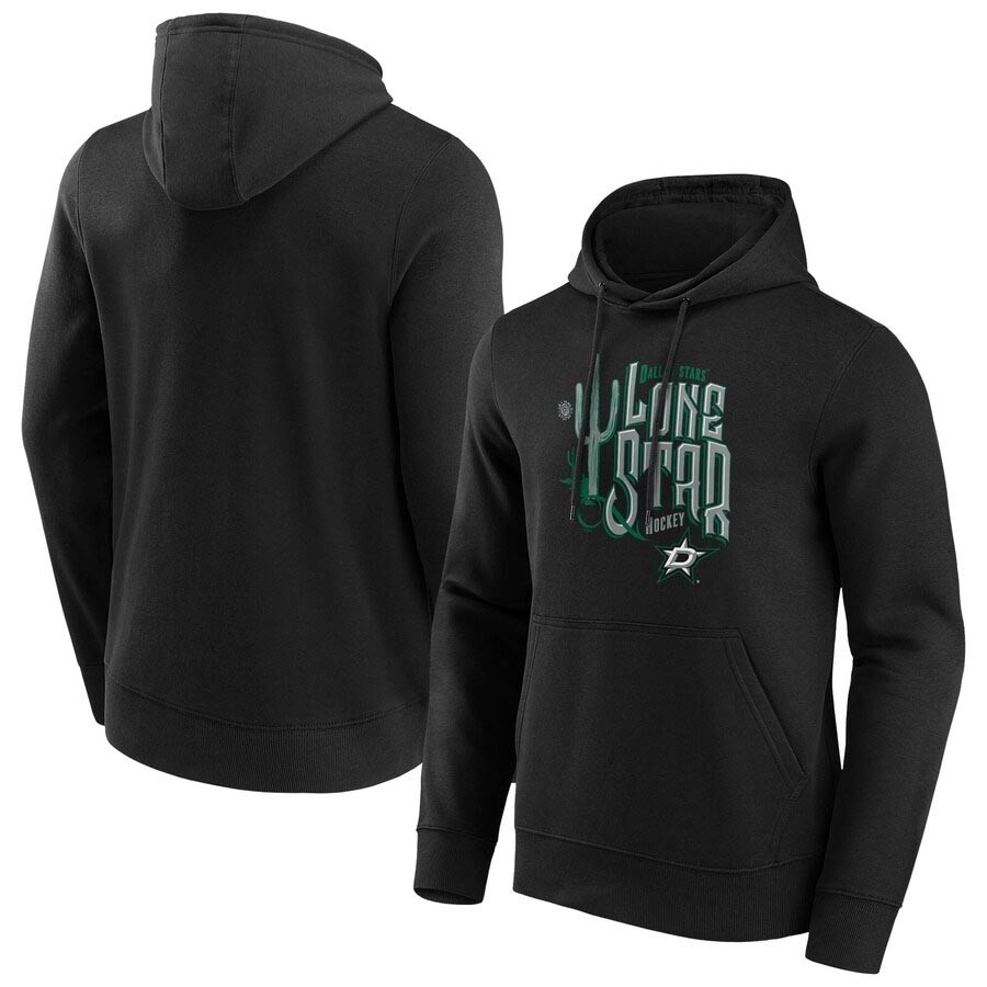 Men's Dallas Stars Fanatics Branded Hometown Graphic Black Hoodie