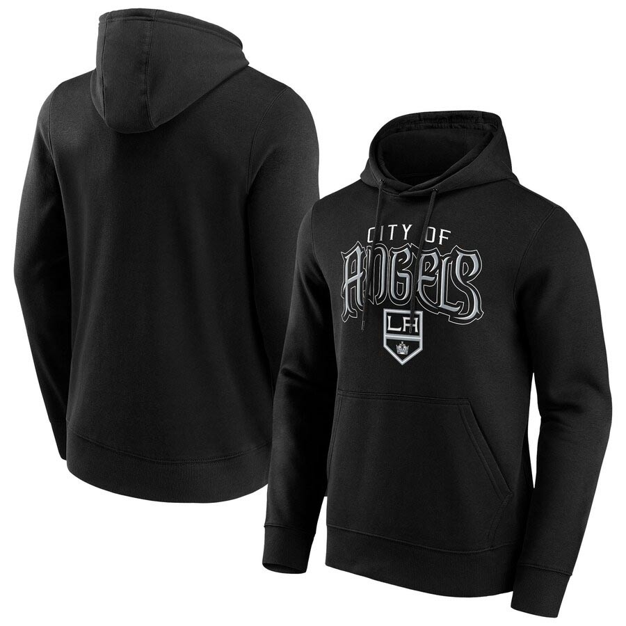 Men's Los Angeles Kings Fanatics Branded Hometown Graphic Black Hoodie