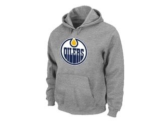 NHL Edmonton Oilers Gray Hoodies