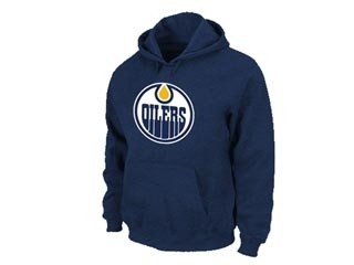 NHL Edmonton Oilers navy blue Hoodies