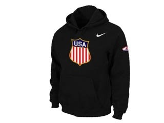 NHL USA Flag black Hoodies