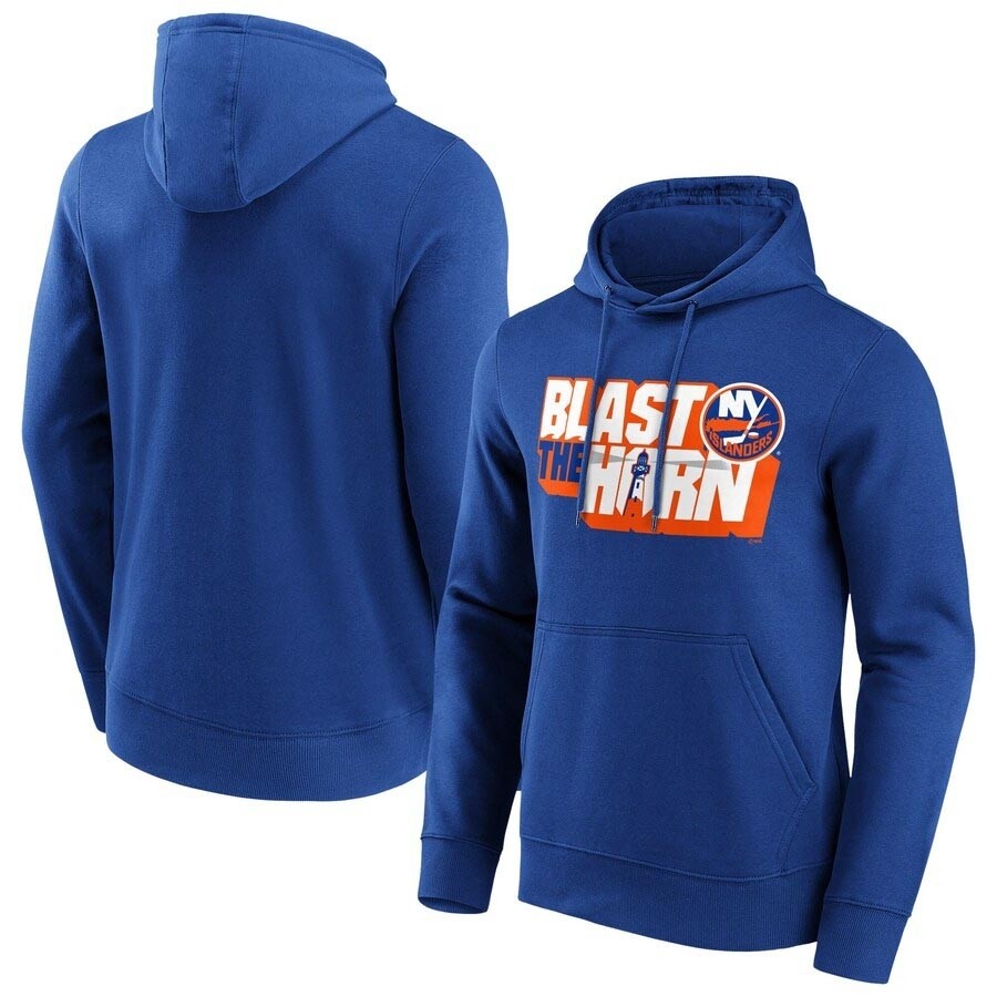 Men's New York Islanders Fanatics Branded Hometown Graphic Royal Hoodie