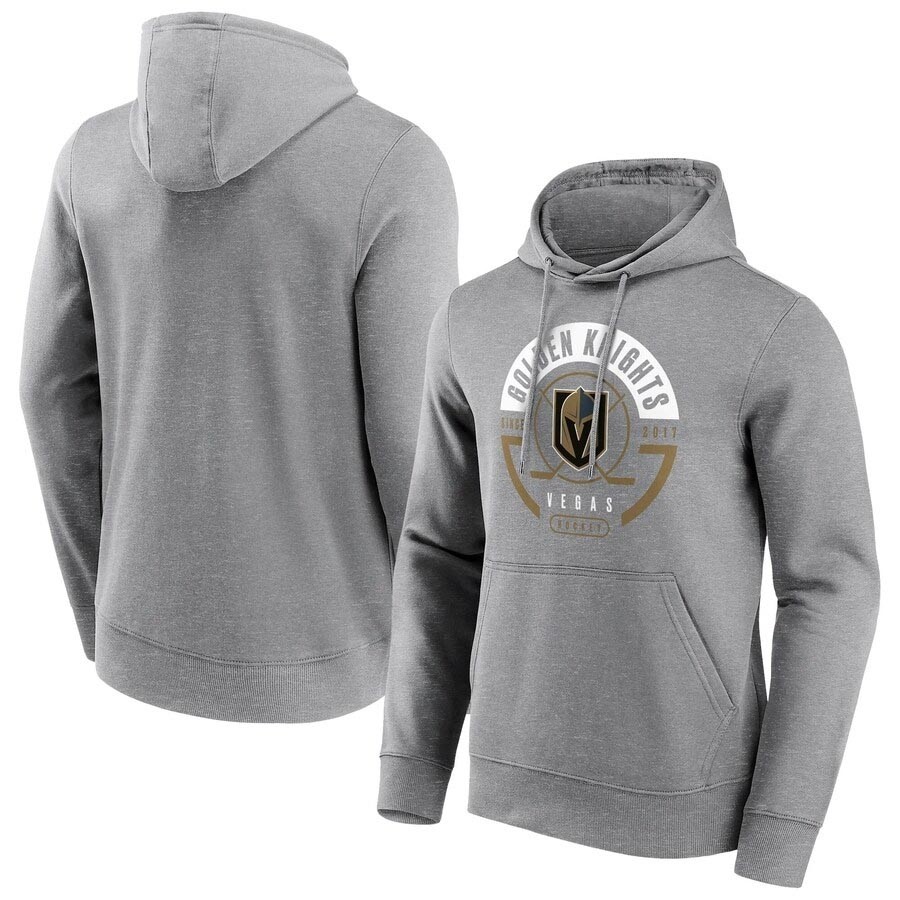 Men's Vegas Golden Knights Fanatics Branded Block Party Sports Grey Hoodie