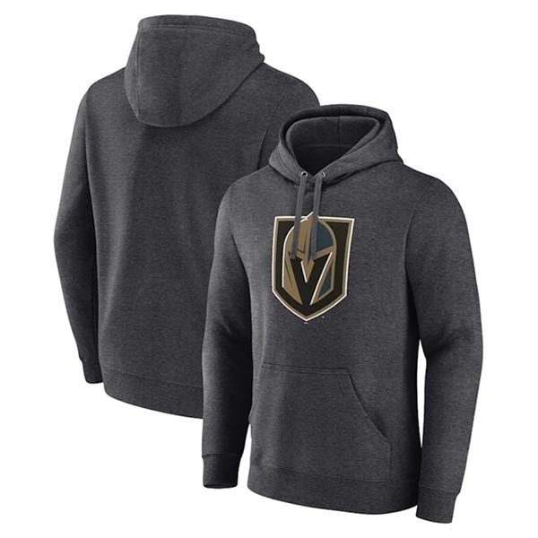 Men's Vegas Golden Knights Black Big Team Logo Pullover Hoodie