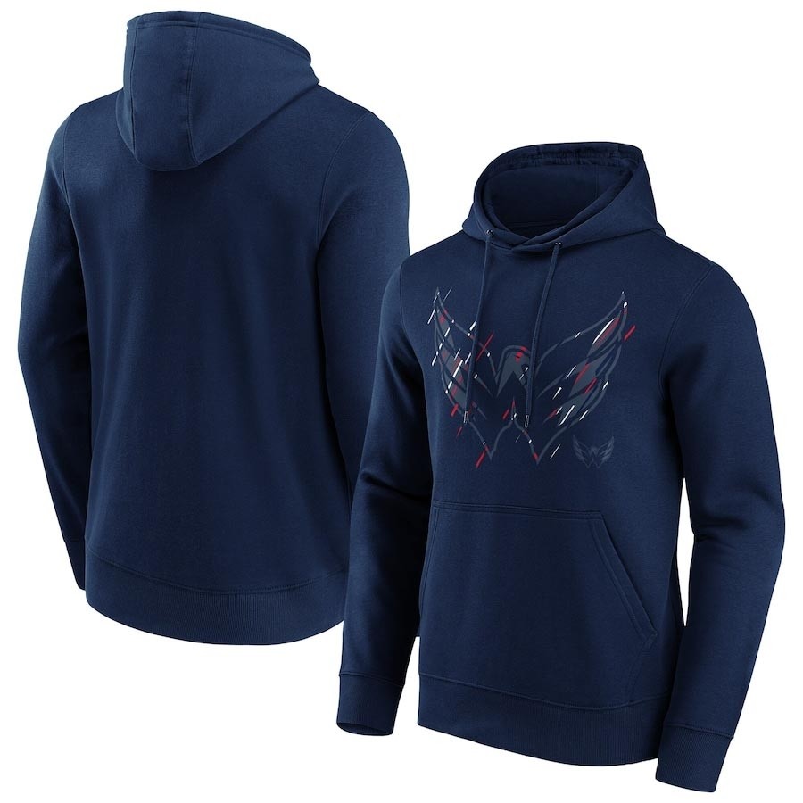 Men's Washington Capitals Etch Navy Hoodie