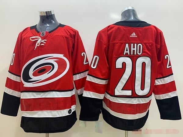 NHL Carolina Hurricanes #20 Sebastian Aho Red Adidas Jersey