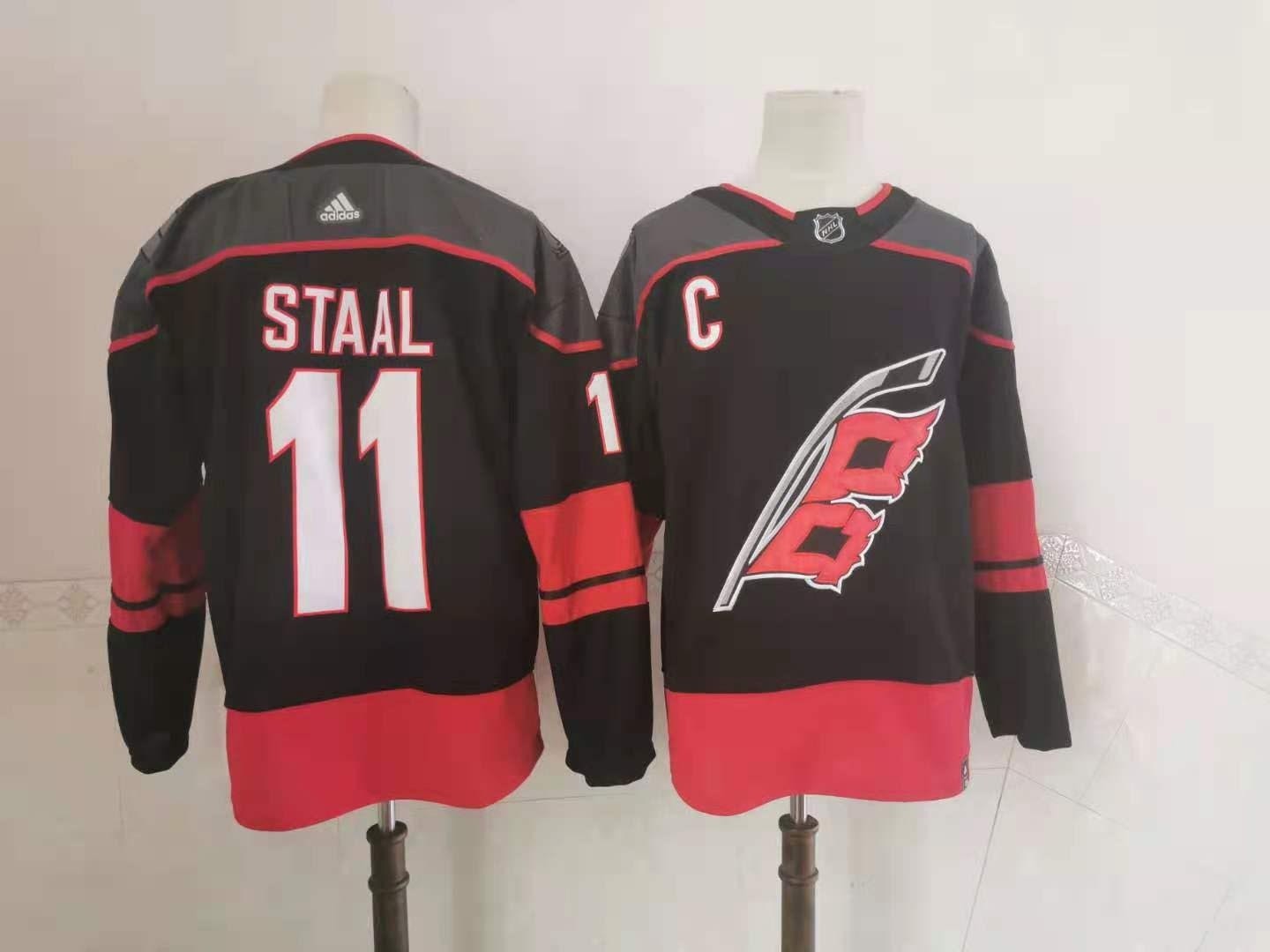 NHL Carolina Hurricanes #11 Jordan Staal Black Adidas Jersey