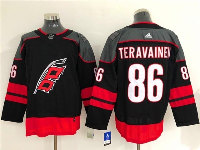 NHL Carolina Hurricanes #86 Teuvo Teravainen Black Adidas Jersey